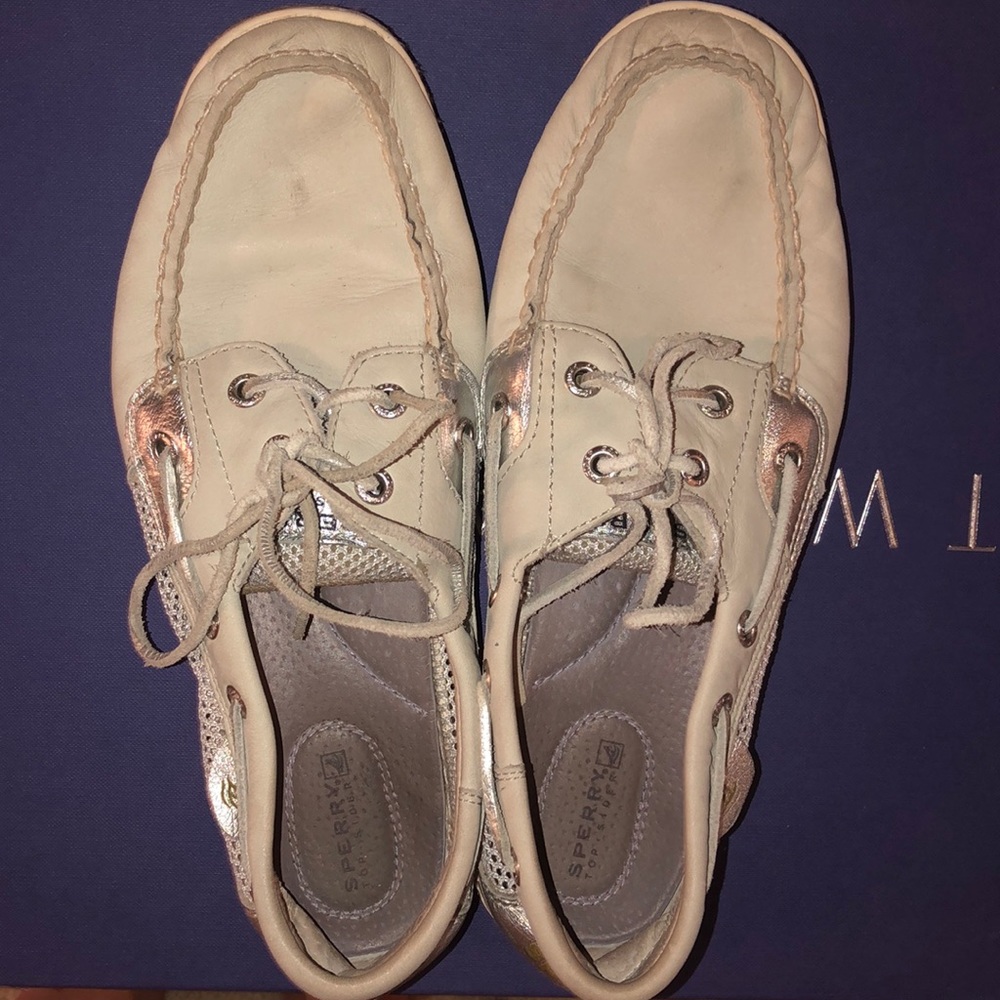 Grey/ Silver Sperrys